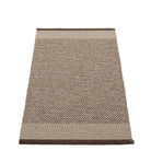 Pappelina Edit Runner - Dark Brown : Dark Linen : Linen Metallic - 70 x 120 cm