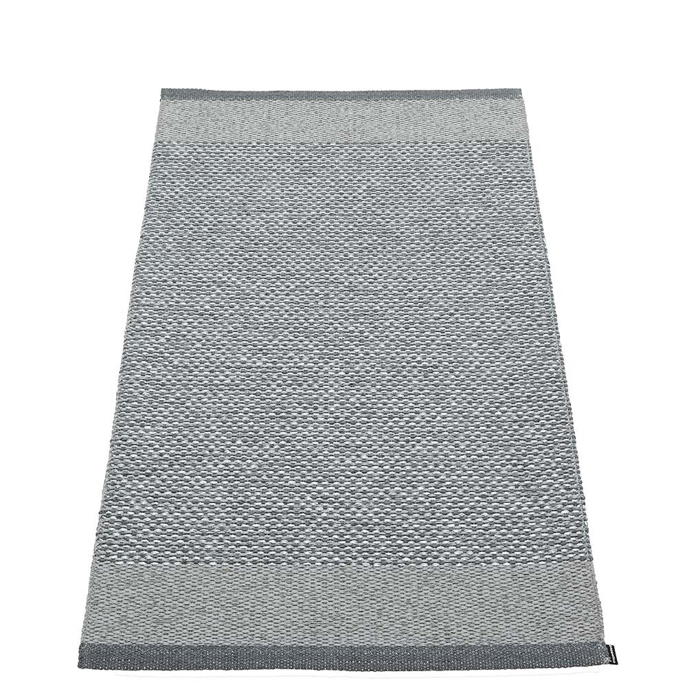 Pappelina Edit Runner - Granit : Grey : Grey Metallic - 85 x 160 cm