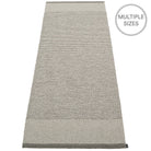 Pappelina Edit Runner - Charcoal : Warm Grey : Stone Metallic - 70 x 200 cm