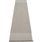 Pappelina Edit Runner - Charcoal : Warm Grey : Stone Metallic - 70 x 300 cm