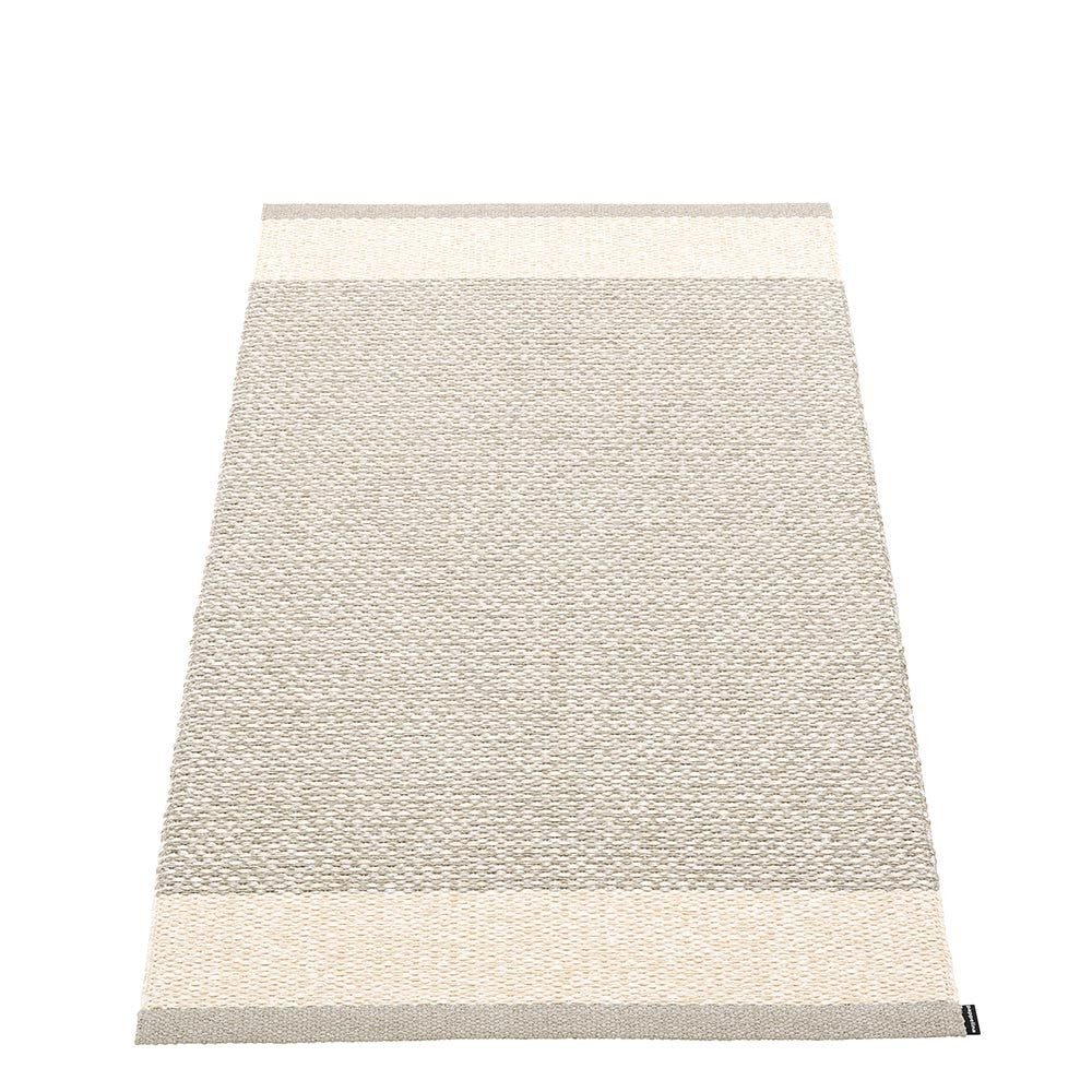 Pappelina Edit Runner - Linen : Vanilla : Stone Metallic - 70 x 120 cm