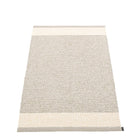 Pappelina Edit Runner - Linen : Vanilla : Stone Metallic - 70 x 120 cm