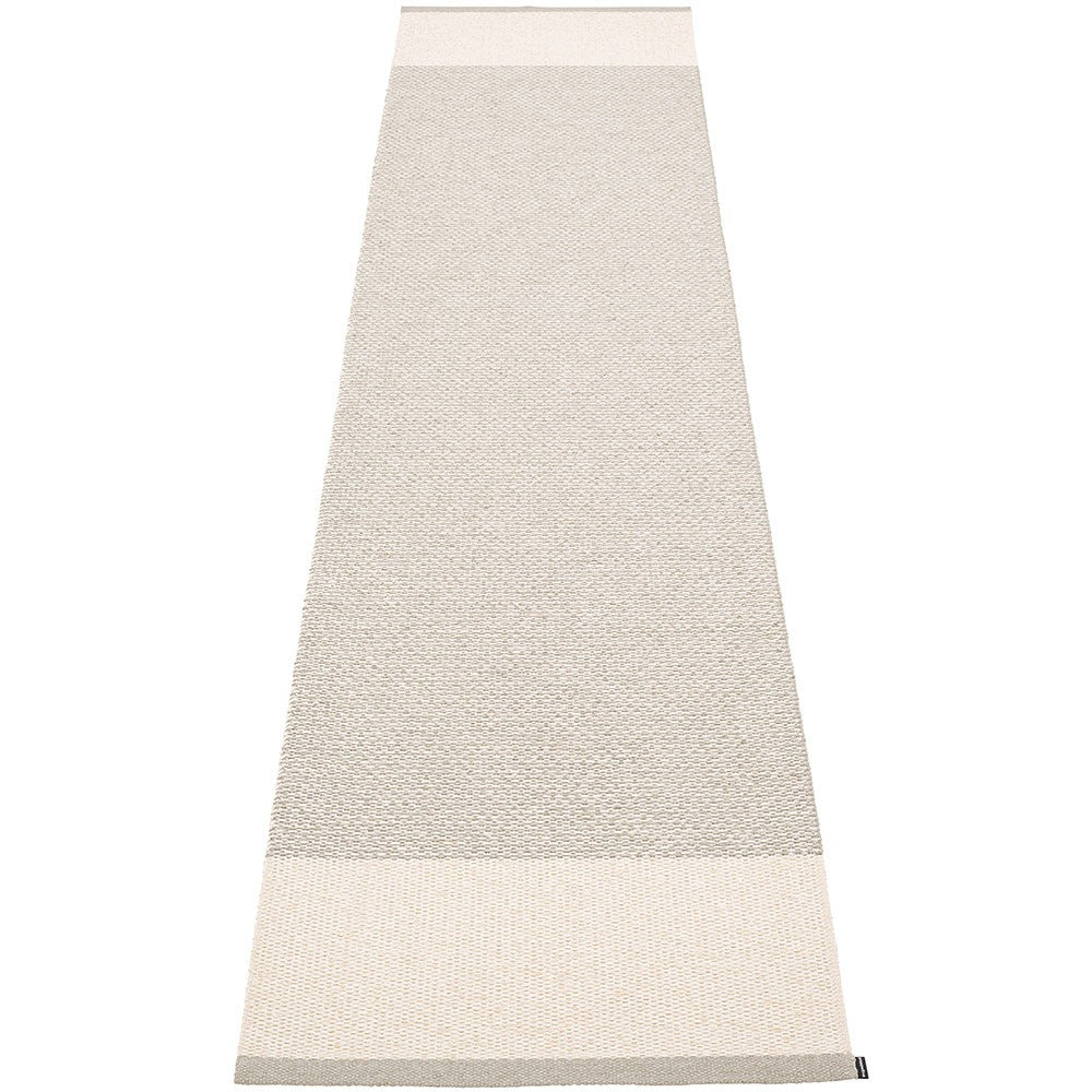 Pappelina Edit Runner - Linen : Vanilla : Stone Metallic - 70 x 300 cm