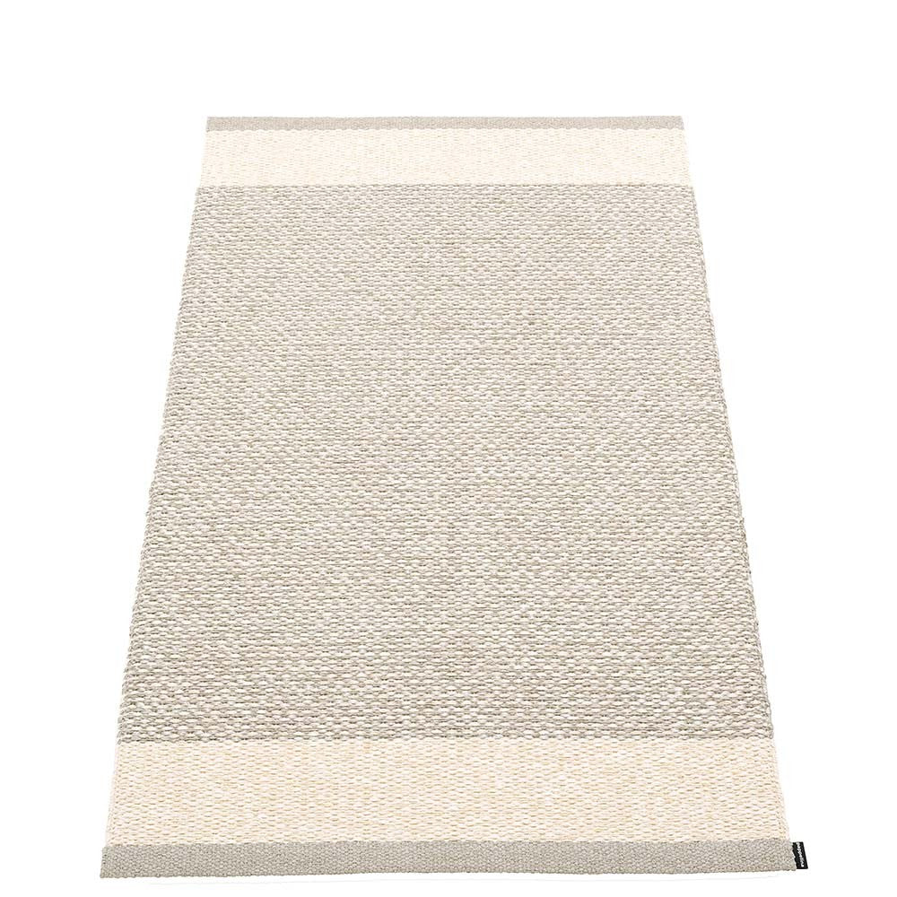 Pappelina Edit Runner - Linen : Vanilla : Stone Metallic - 85 x 160 cm