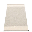 Pappelina Edit Runner - Linen : Vanilla : Stone Metallic - 85 x 160 cm