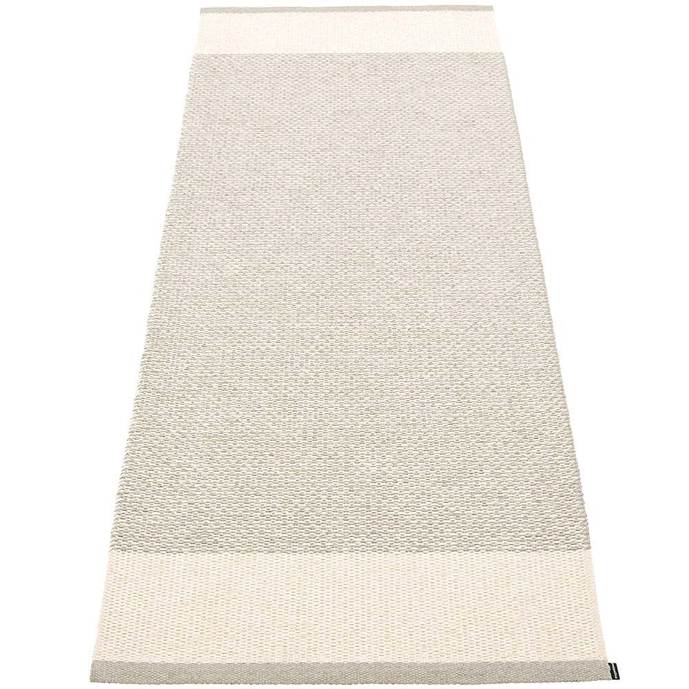 Pappelina Edit Runner - Linen : Vanilla : Stone Metallic - 85 x 260 cm