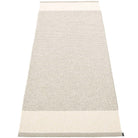 Pappelina Edit Runner - Linen : Vanilla : Stone Metallic - 85 x 260 cm