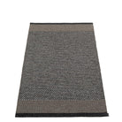 Pappelina Edit Runner - Black : Charcoal : Granit Metallic - 70 x 120 cm