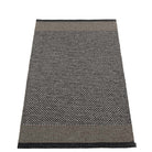 Pappelina Edit Runner - Black : Charcoal : Granit Metallic - 85 x 160 cm