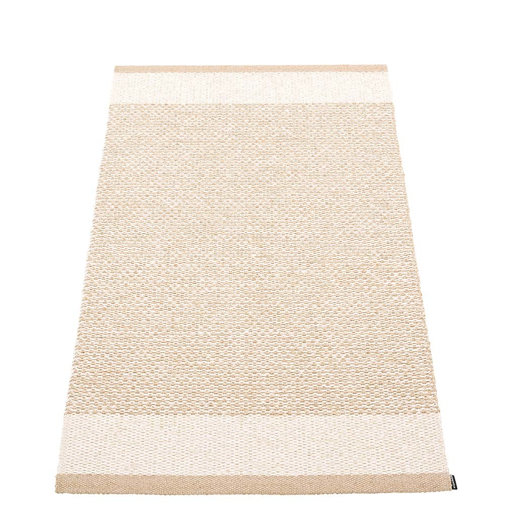 Pappelina Edit Runner - Beige : Vanilla : Beige Metallic - 85 x 160 cm