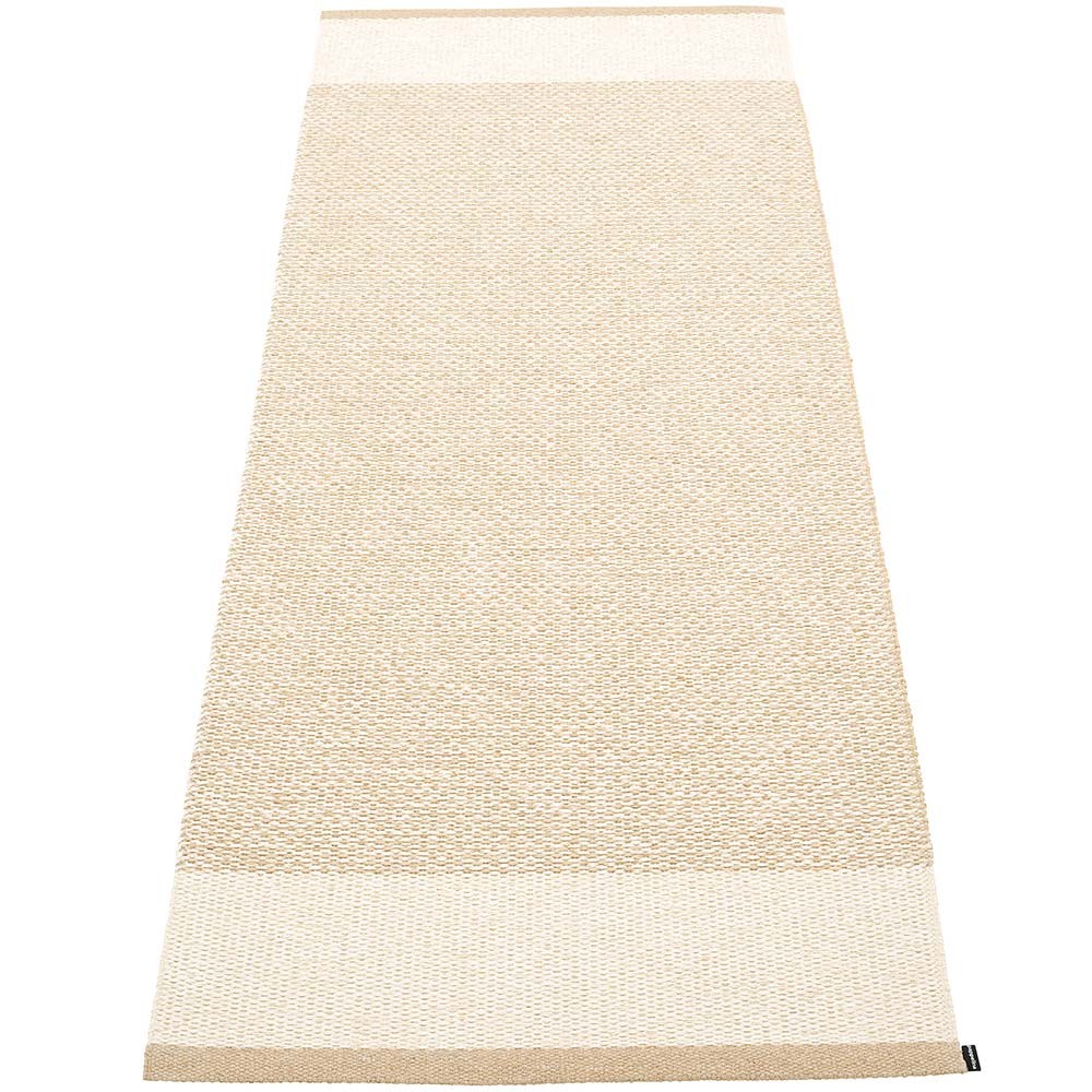 Pappelina Edit Runner - Beige : Vanilla : Beige Metallic - 85 x 260 cm