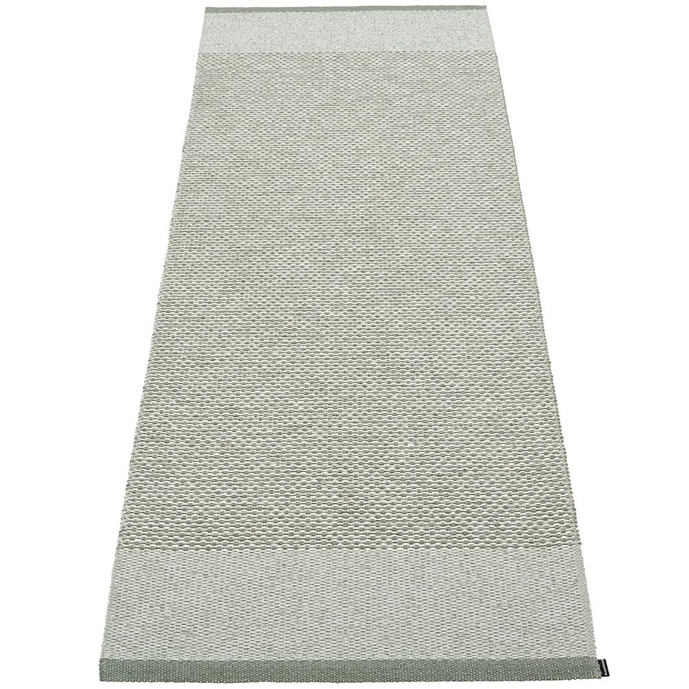 Pappelina Edit Runner - Army : Sage : Stone Metallic - 85 x 260 cm