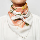 Flora Danica Coral Flora Large Silk Scarf