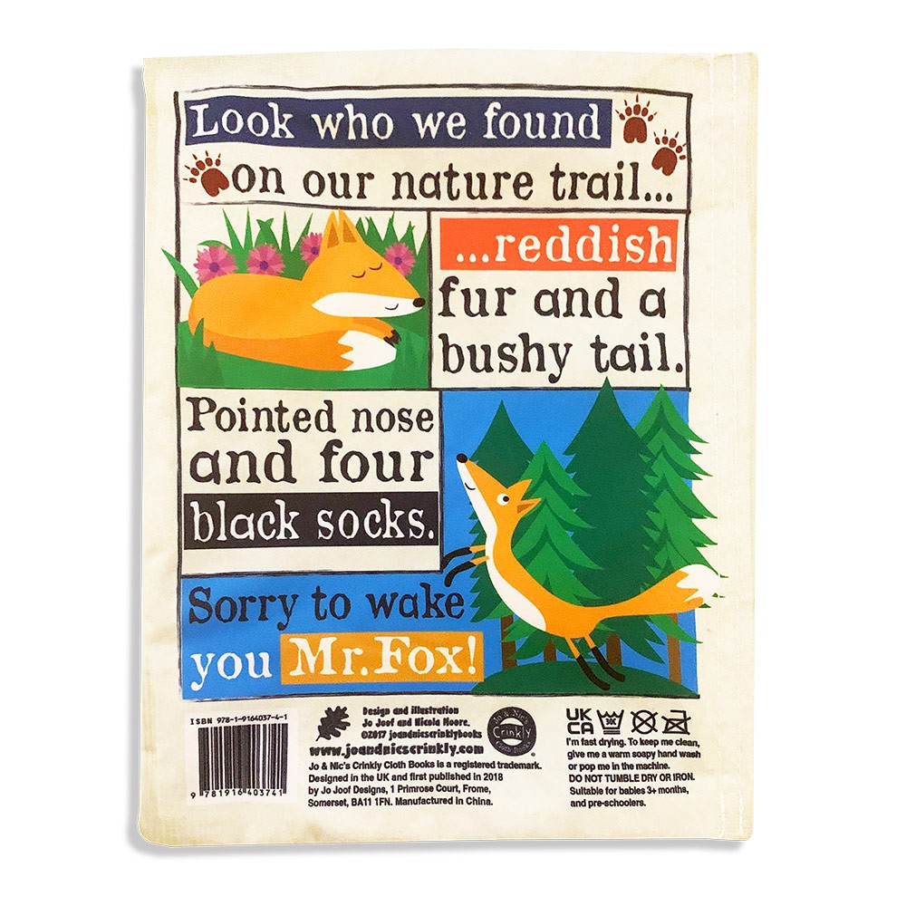 Jo & Nic's Crinkly Cloth Book - Nature Trail