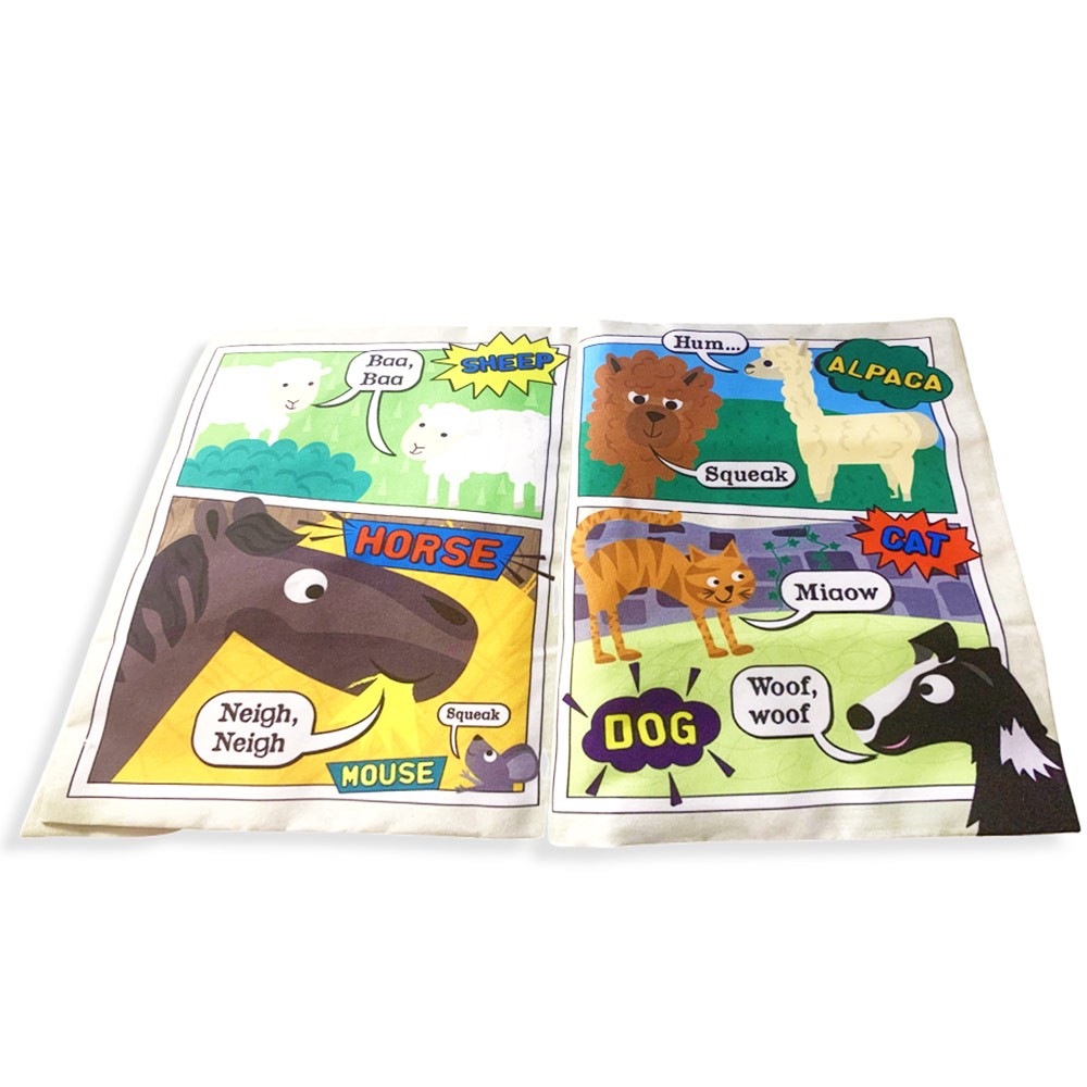 Jo & Nic's Crinkly Cloth Book - Noisy Farm Comic