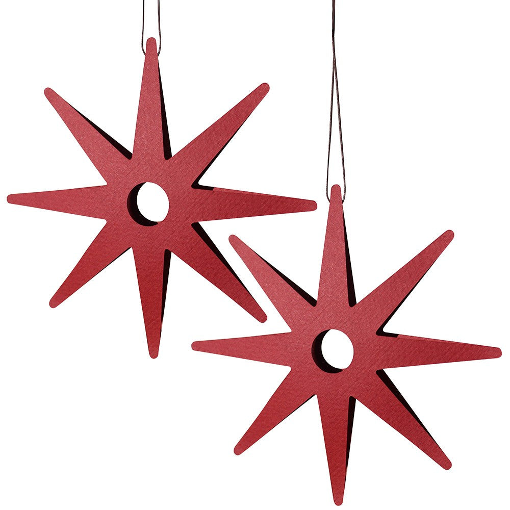 Livingly Red Vera Star - Set of 2