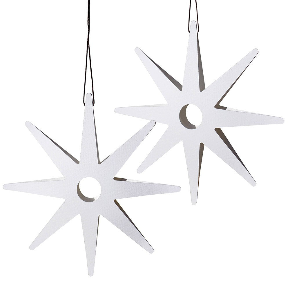 Livingly White Vera Star - Set of 2