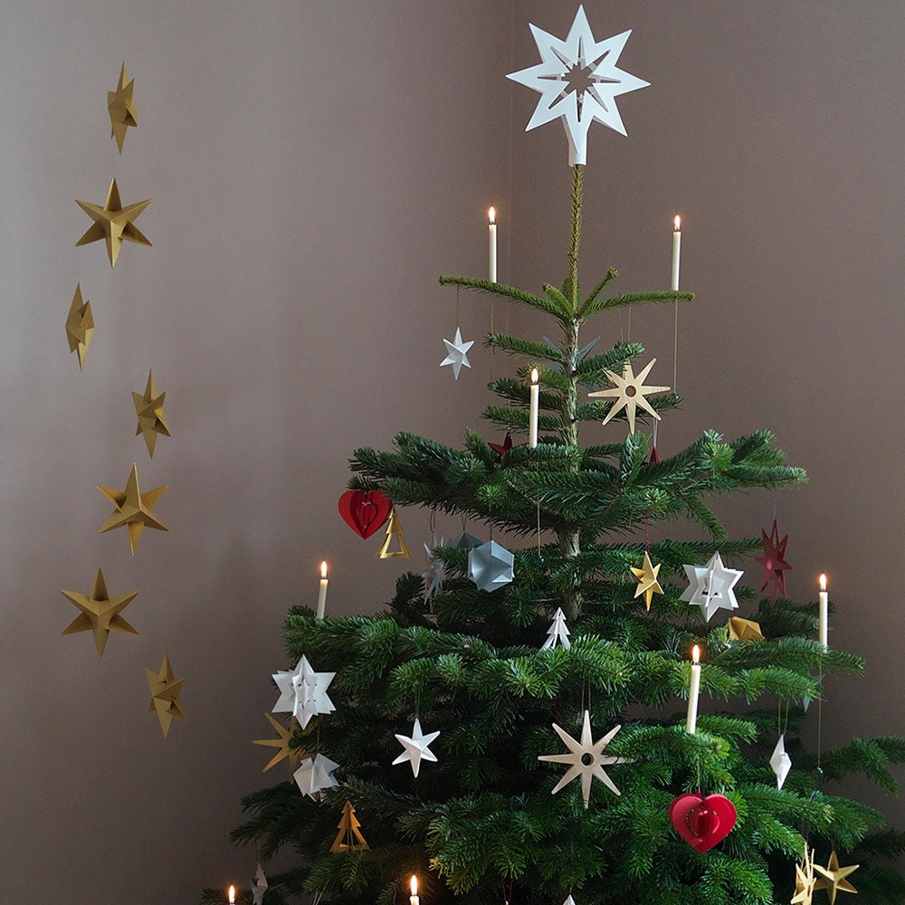 Livingly Vera Tree Top Star & Christmas Decorations