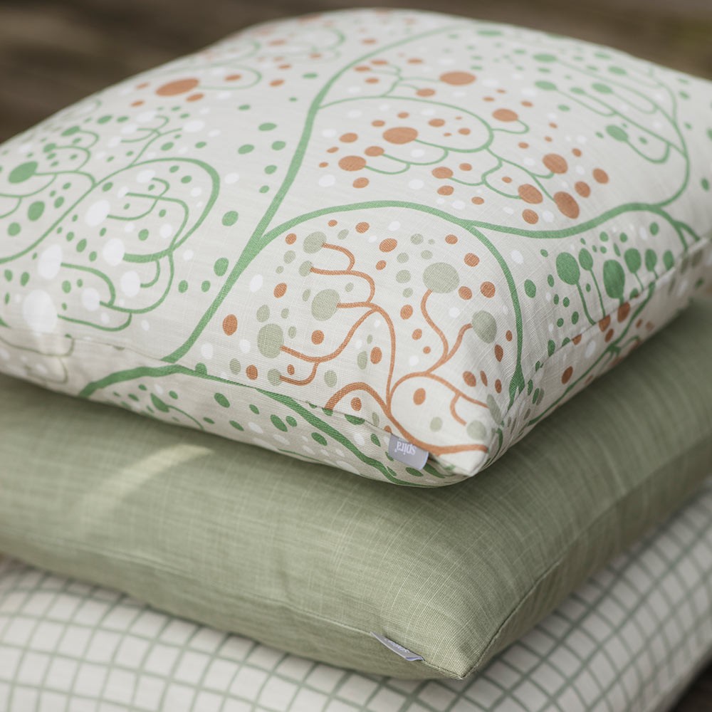 Spira of Sweden Ranka Cushion Cover - Green