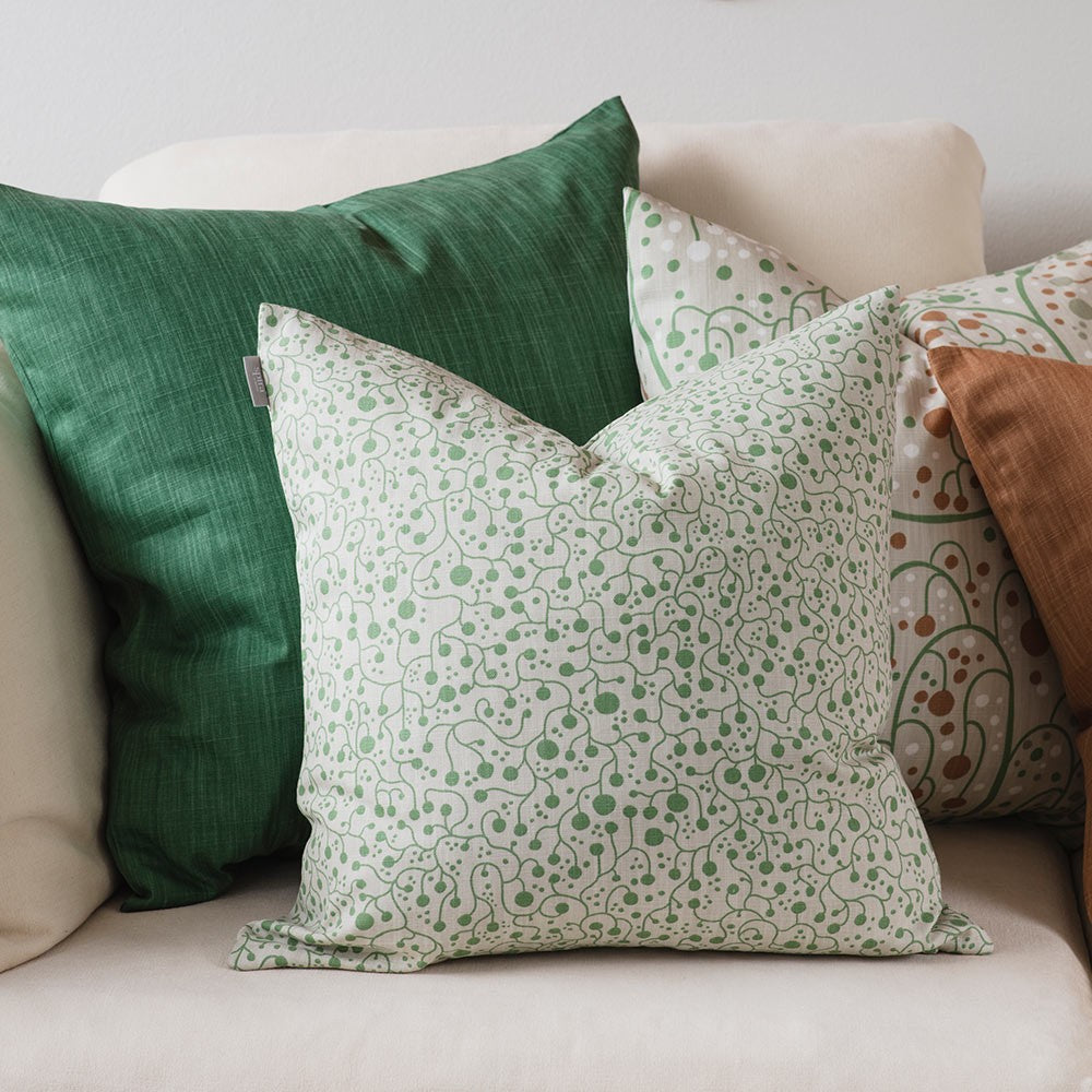 Spira of Sweden Ranka Cushion Cover - Green