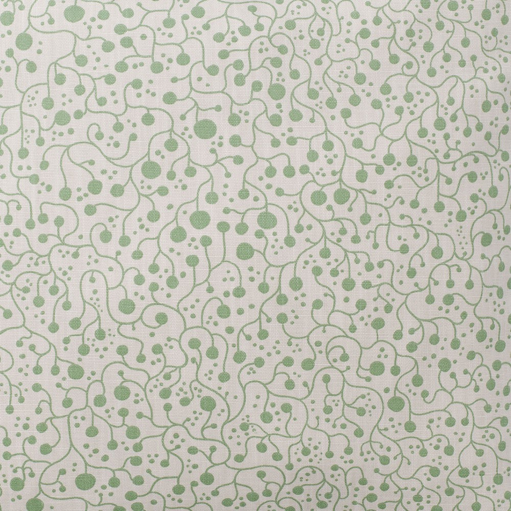 Spira of Sweden Knopp Cotton Soft Furnishing Fabric - Green