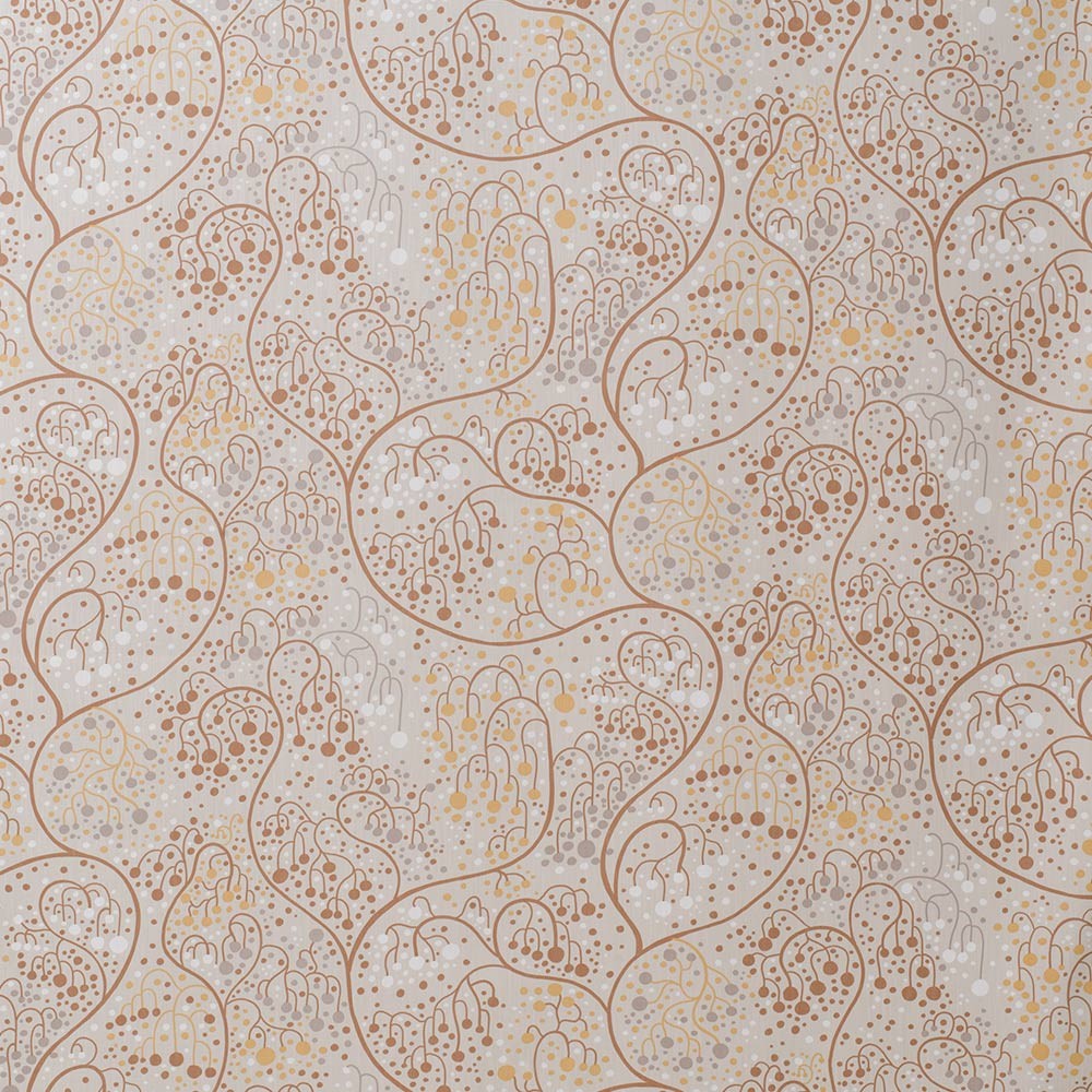 Spira of Sweden Ranka Rust Fabric - Full 150 cm Width