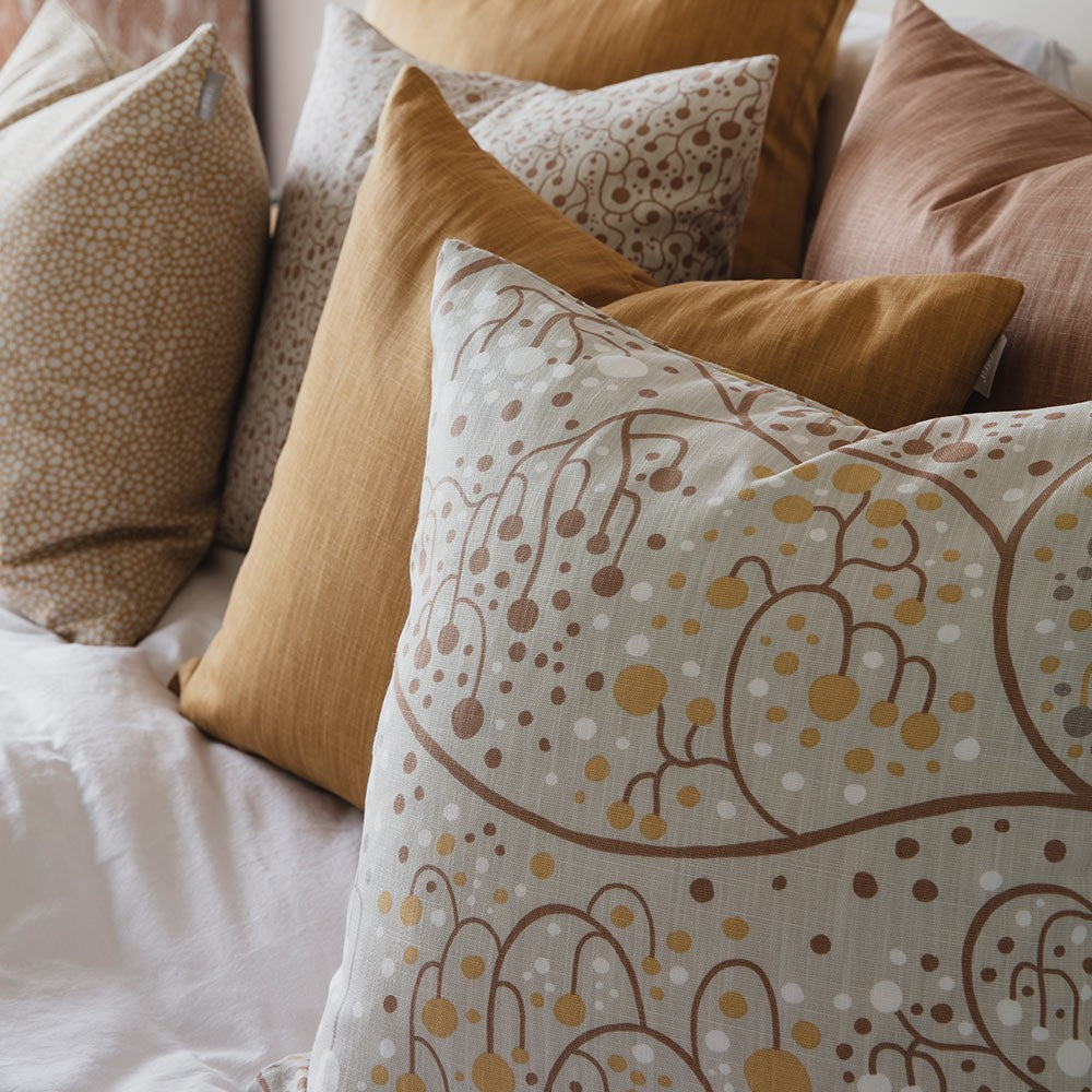 Spira of Sweden Ranka Cushion - Rust