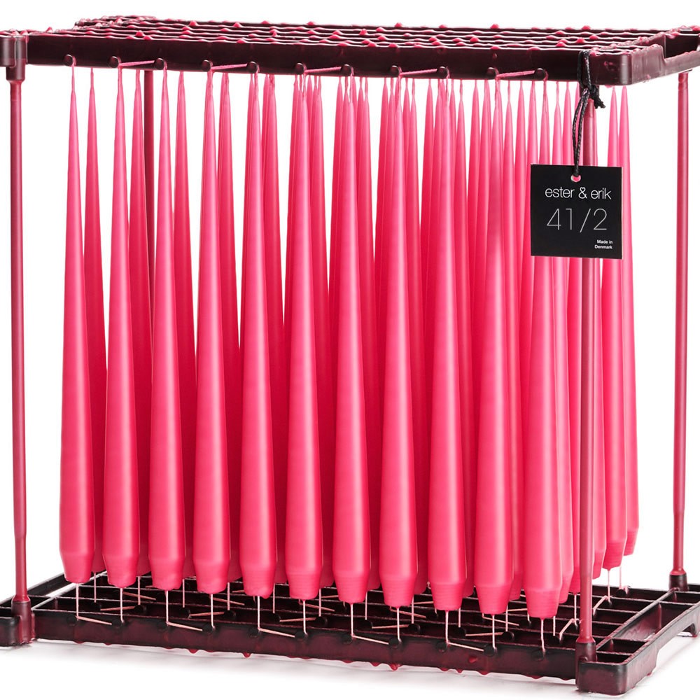 Ester & Erik Tapered 32 cm Candle - Deep Pink 41/2