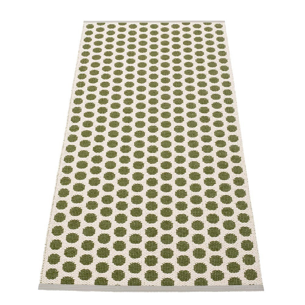 Pappelina Noa Dark Olive & Vanilla Runner - 70 x 150 cm