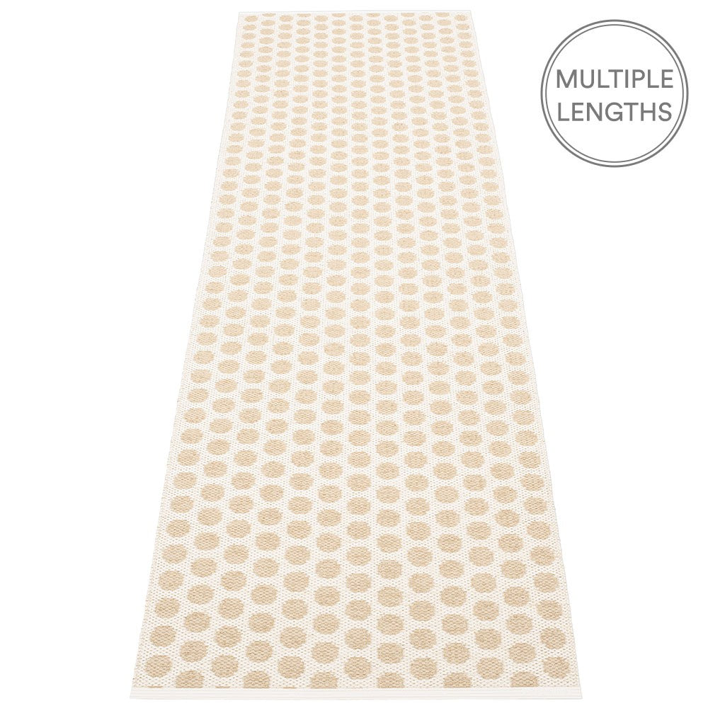 Pappelina Noa Runner - Beige & Vanilla - 70 x 250 cm