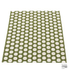 Pappelina Noa Dark Olive & Vanilla Mat - 70 x 90 cm - Reverse