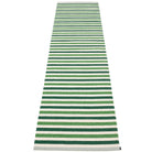 Pappelina Teo Runner - Dark Green : Grass Green : Vanilla - 70 x 300 cm