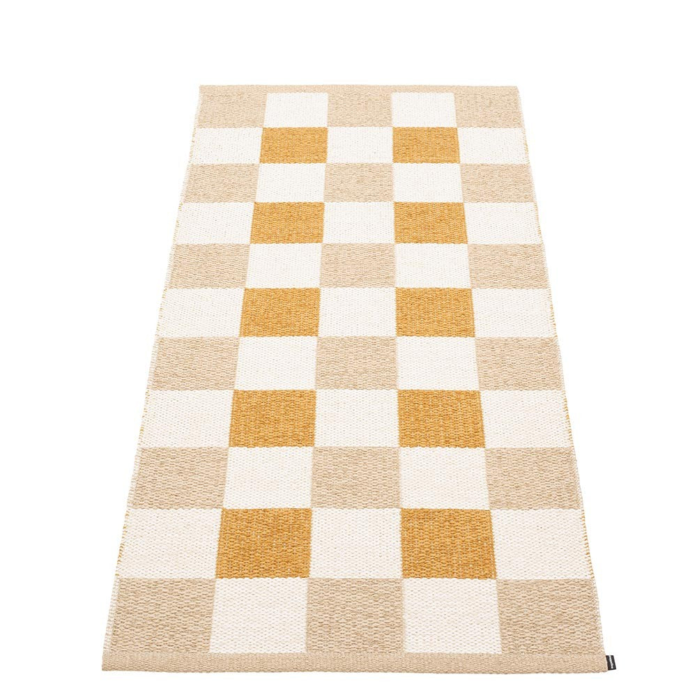 Pappelina Pix Runner - Beige : Vanilla : Ochre - 70 x 160 cm