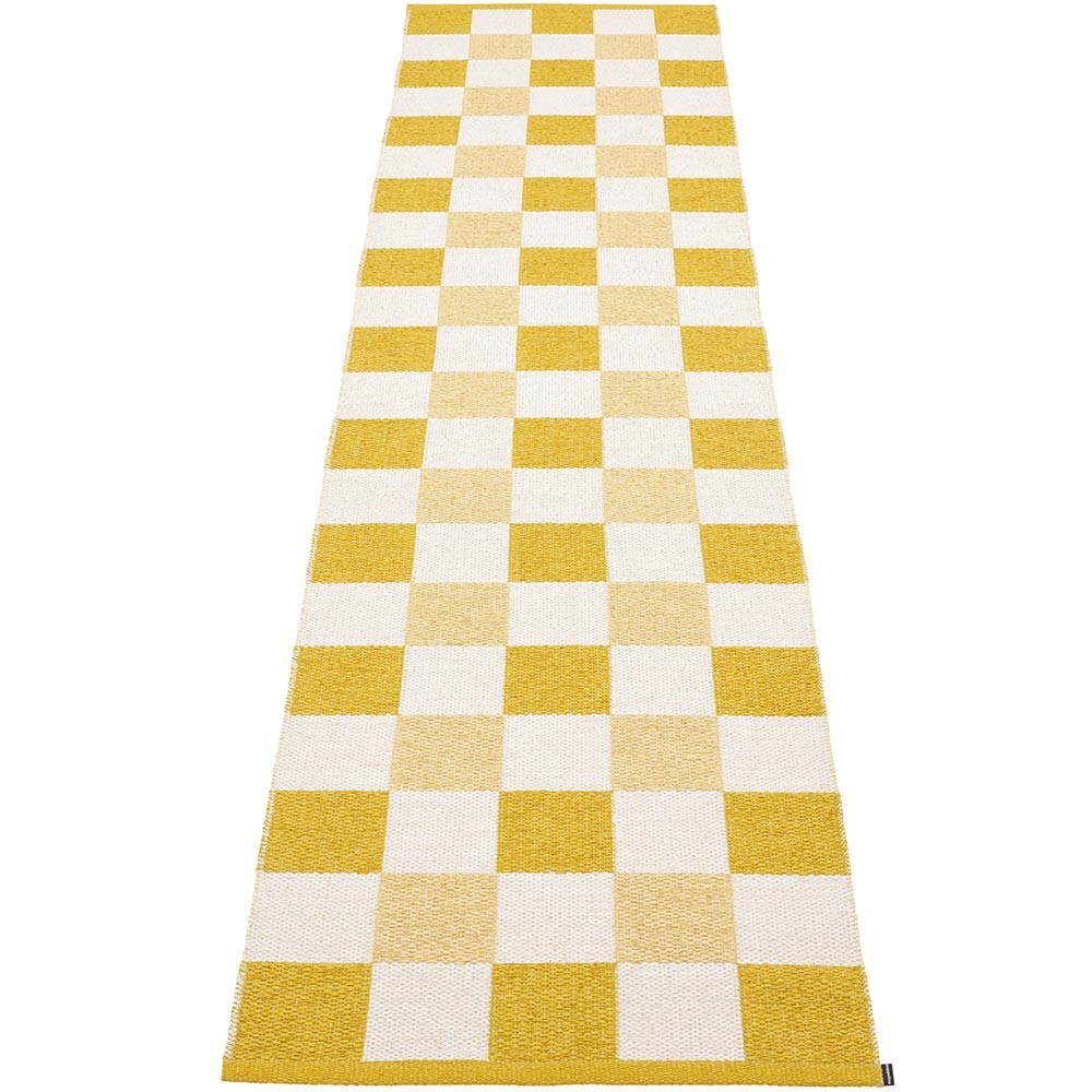 Pappelina Pix Runner - Mustard : Vanilla : Pale Yellow - 70 x 300 cm