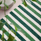 Pappelina Teo Rug - Dark Green : Grass Green : Vanilla 