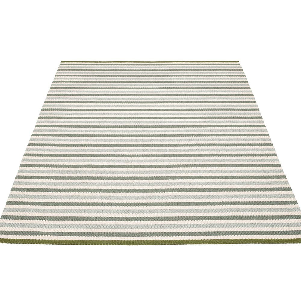 Pappelina Teo Rug - Sage : Army : Vanilla - 140 x 200 cm