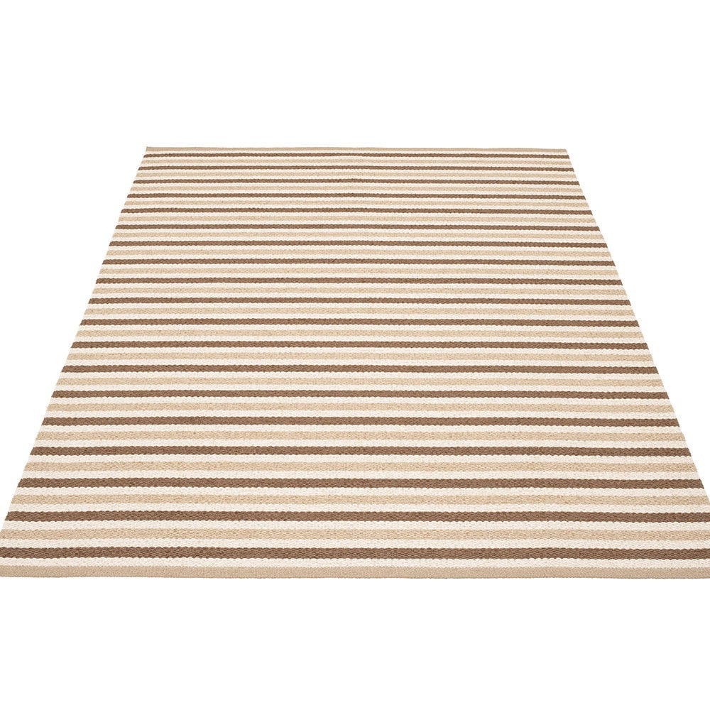 Pappelina Teo Rug - Brown : Beige : Vanilla - 140 x 200 cm