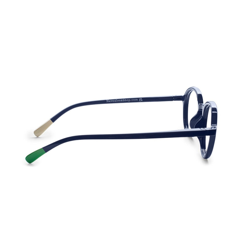 Have A Look Reading Glasses - Circle Slim Navy