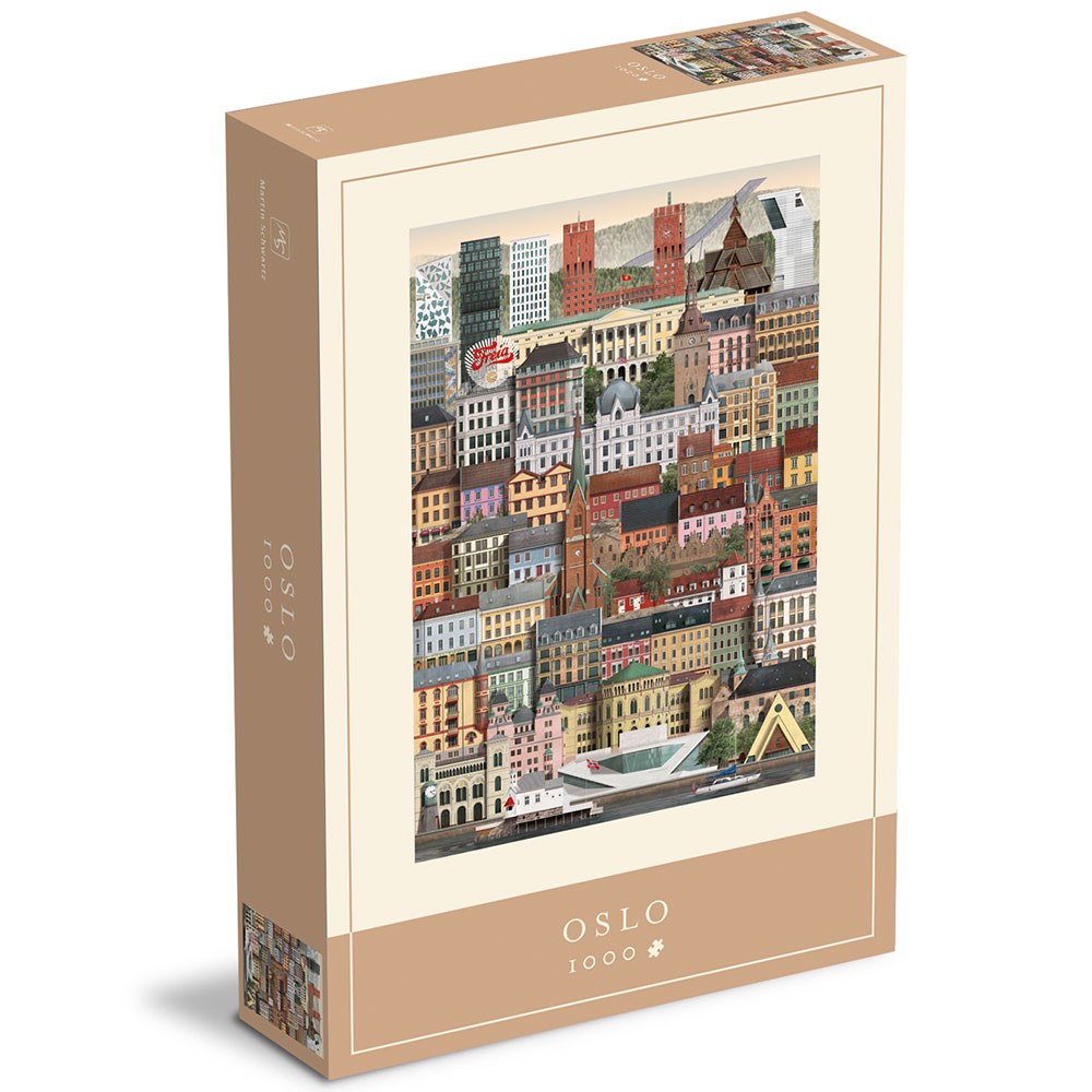 Martin Schwartz Oslo 1000 Piece City Jigsaw 