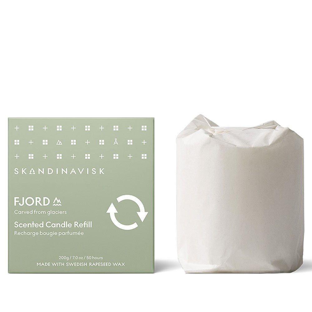 Skandinavisk Fjord Scented Candle Refill - 200g 