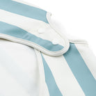 Done By Deer Sleeved Pocket Bib - Blue Stripes