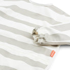 Done By Deer Sleeved Pocket Bib - Sand Stripes