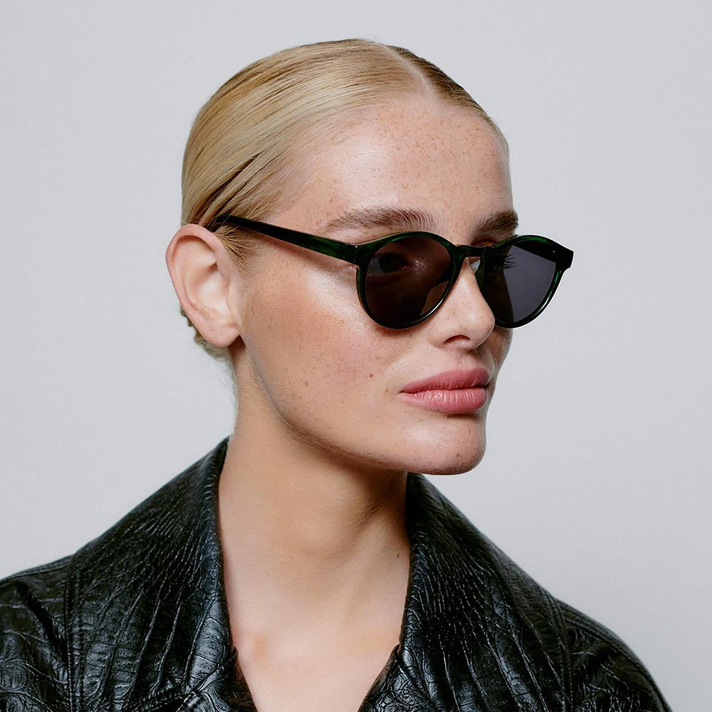 A.Kjaerbede Sunglasses - Marvin Green Marble Transparent