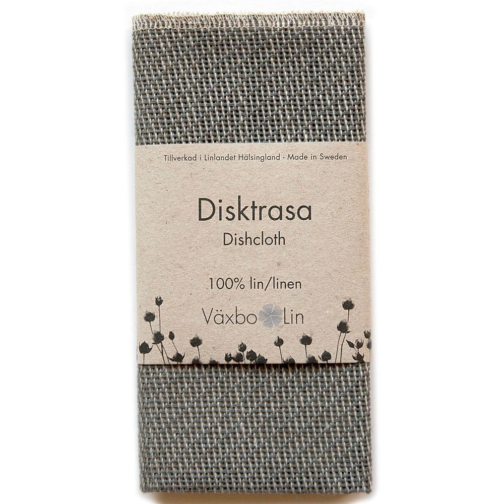 Vaxbo Linen Dishcloth - Grey