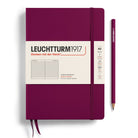 Leuchtturm1917 A5 Ruled Hardcover Notebook - Port Red