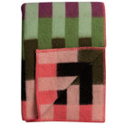 Røros Tweed Åsmund Bold Throw 135 x 200 cm - Pink & Green 