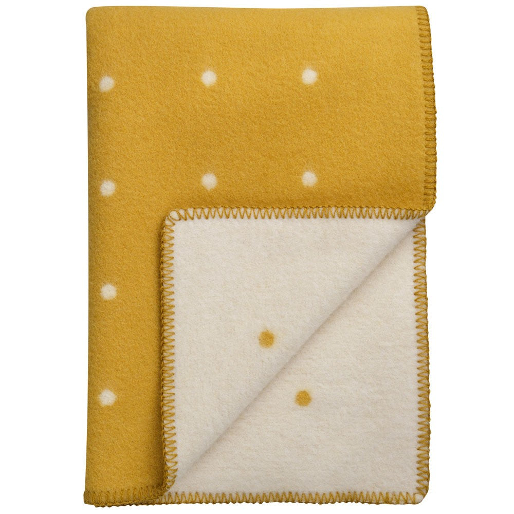 Røros Tweed Pastille Throw - Sun Yellow