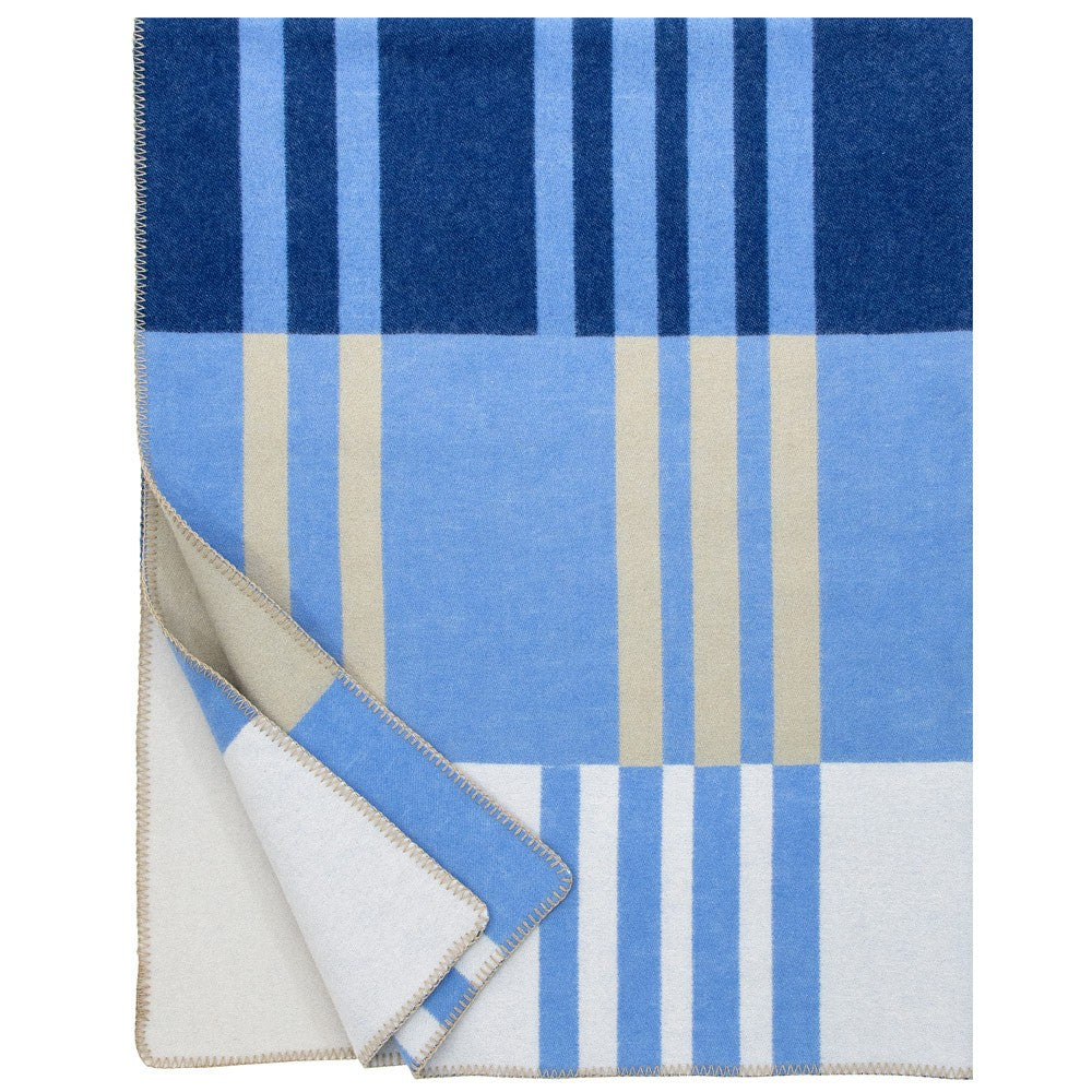 Lapuan Kankurit Toffee Wool Throw - Blue