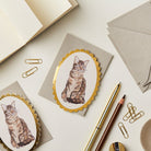 Wanderlust Paper Co. Tabby Cat Mini Card 