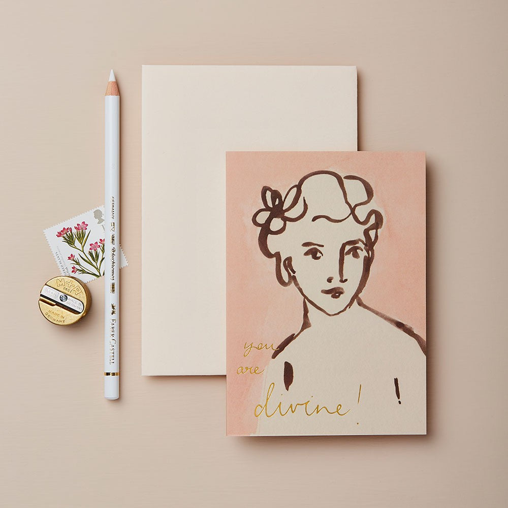 Wanderlust Paper Co. 'You Are Divine' Greeting Card